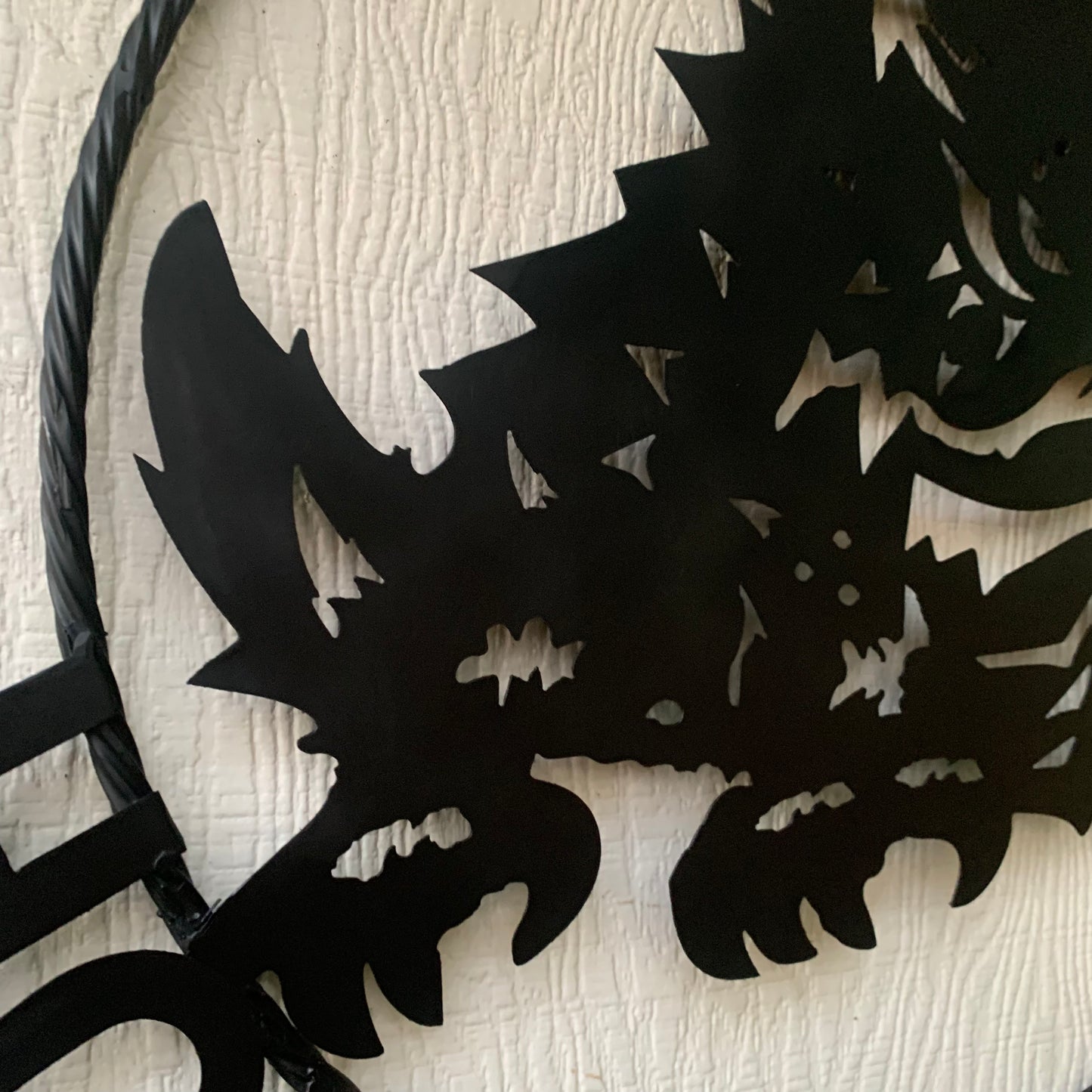 TCU HORNED FROGS BLACK CUSTOM METAL VINTAGE CRAFT TEAM SIGN HANDMADE