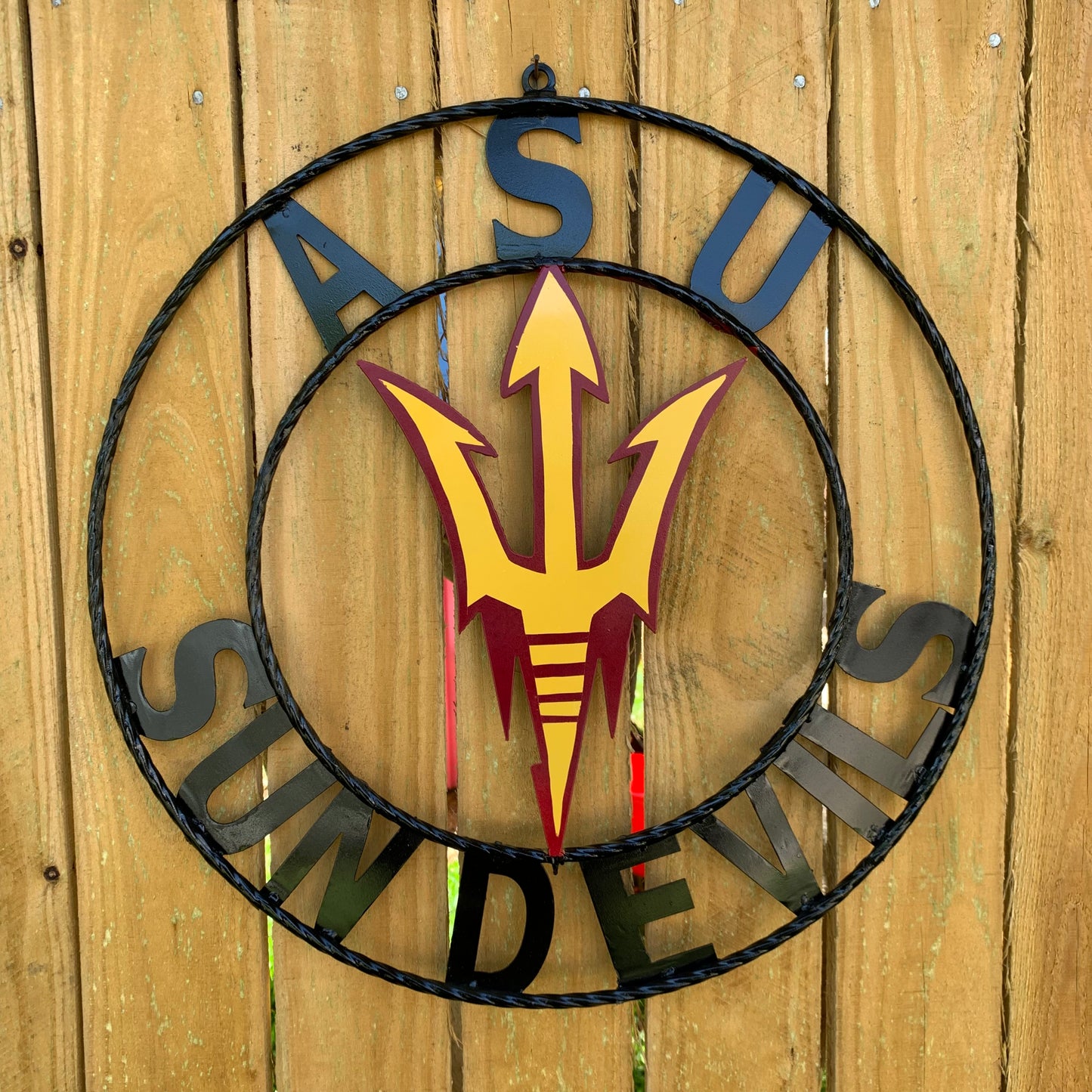 12", 18", 24", 32" ASU SUNDEVILS ARIZONA STATE CUSTOM METAL VINTAGE CRAFT SIGN TEAM WESTERN HOME DECOR HANDMADE