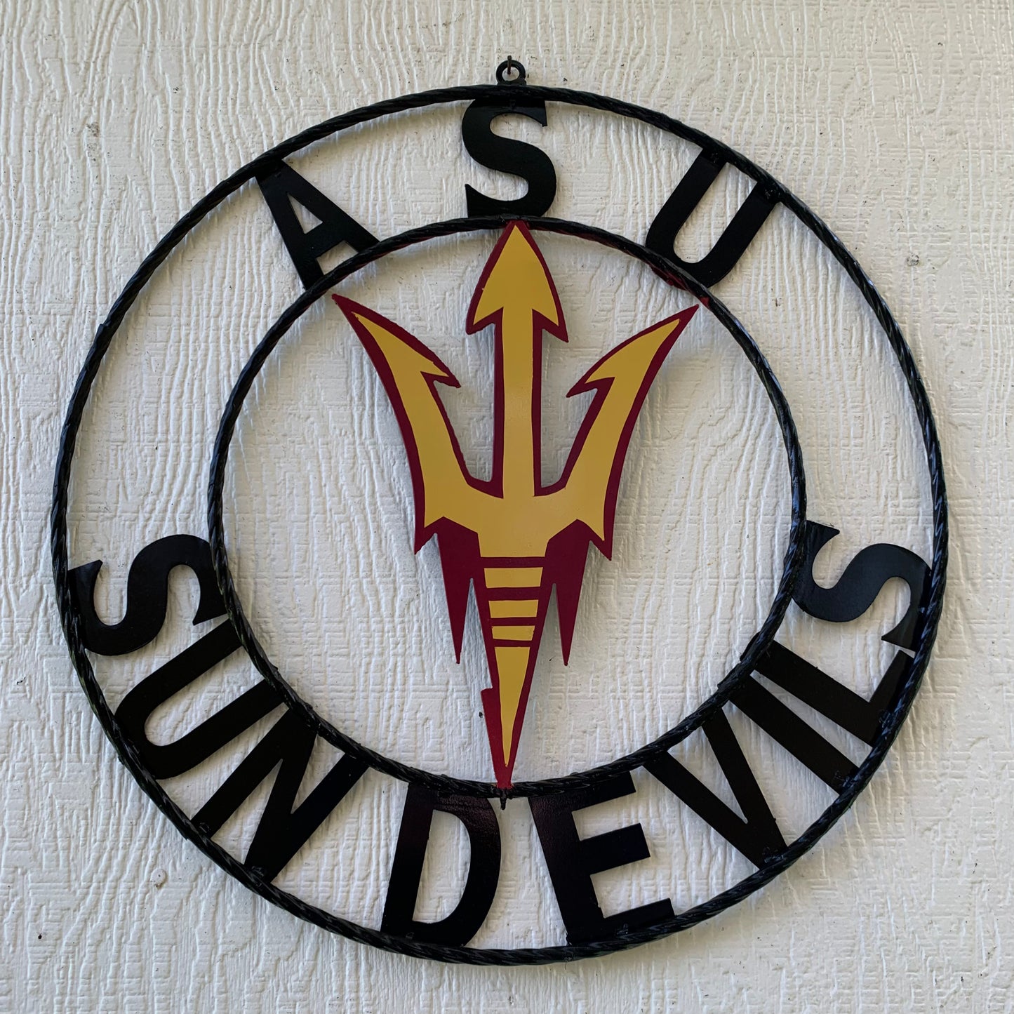 12", 18", 24", 32" ASU SUNDEVILS ARIZONA STATE CUSTOM METAL VINTAGE CRAFT SIGN TEAM WESTERN HOME DECOR HANDMADE