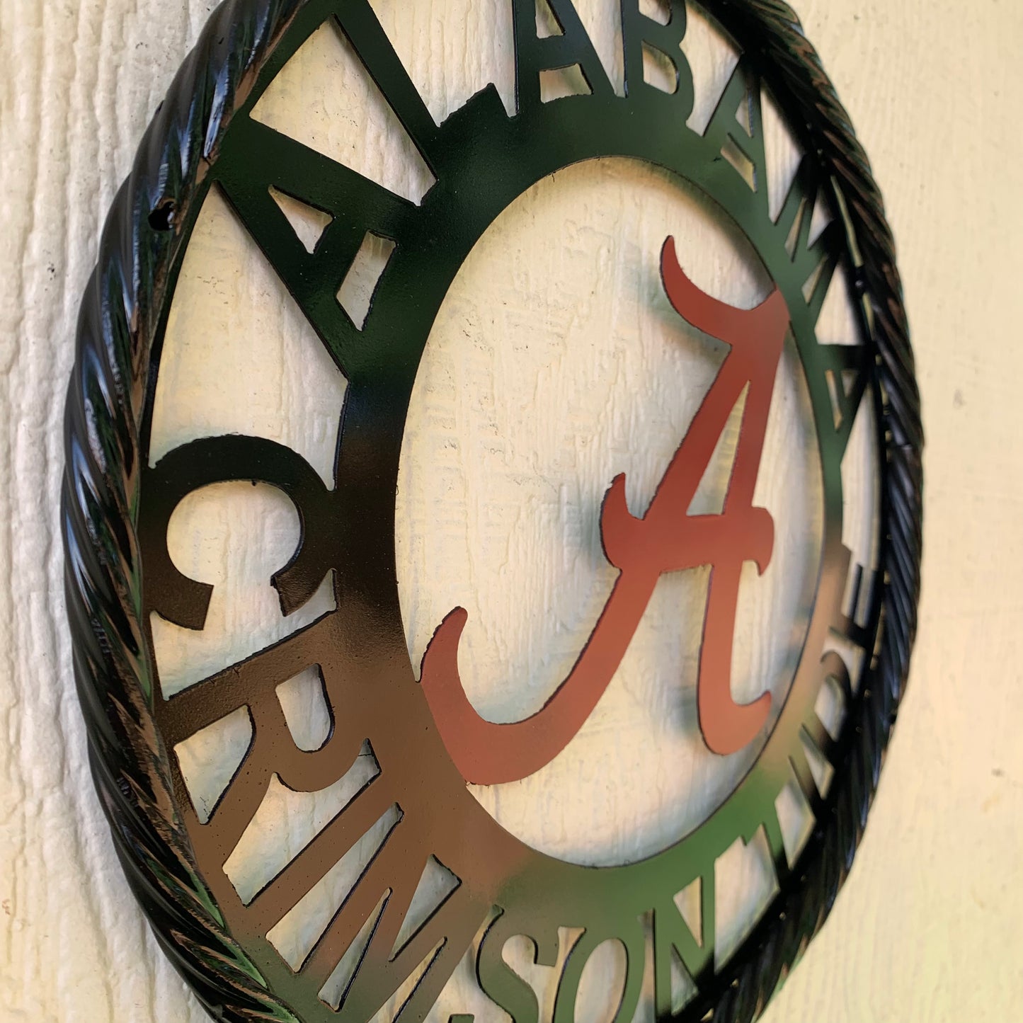ALABAMA CRIMSON TIDE LASERCUT CUSTOM METAL VINTAGE CRAFT SIGN TEAM WESTERN HOME DECOR