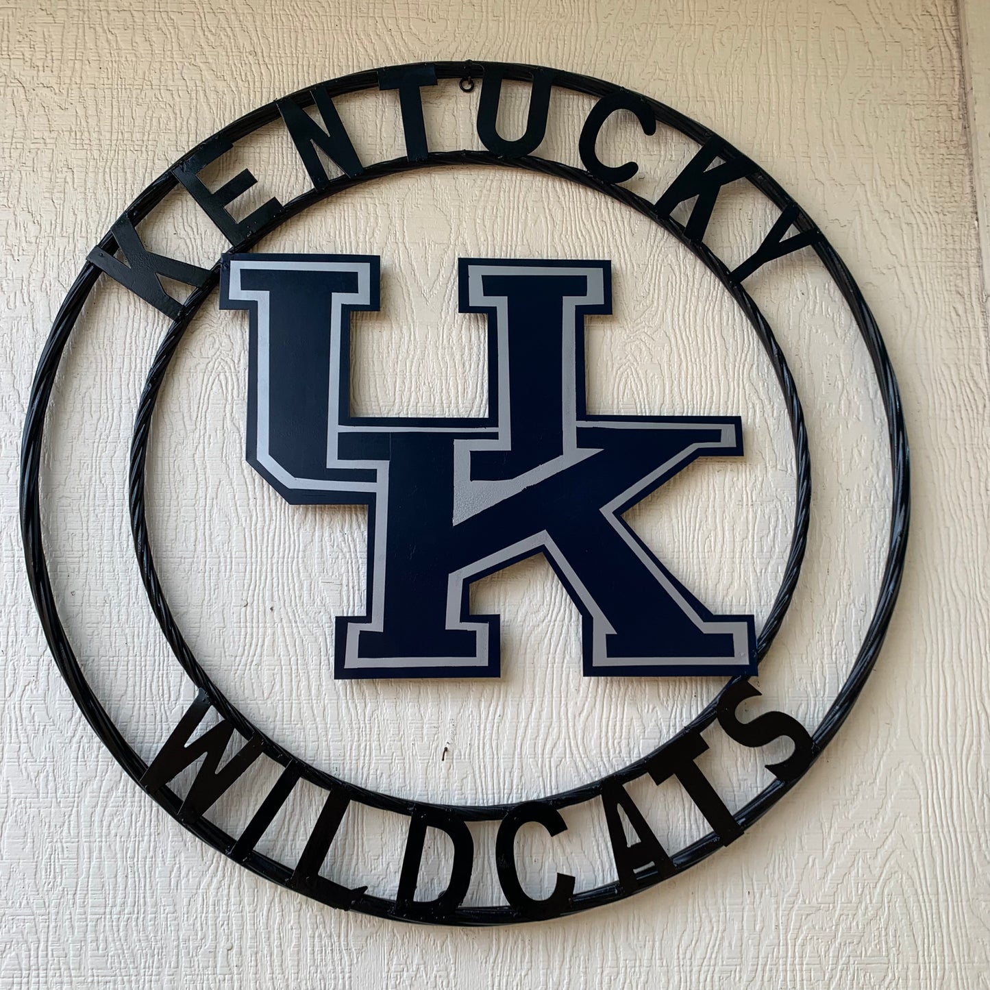 KENTUCKY WILDCATS CUSTOM METAL VINTAGE CRAFT SIGN WESTERN HOME DECOR HANDMADE