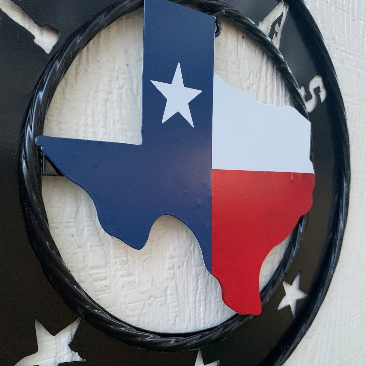 12" STATE OF TEXAS MAP CUSTOM METAL VINTAGE CRAFT SIGN WESTERN HOME DECOR NEW