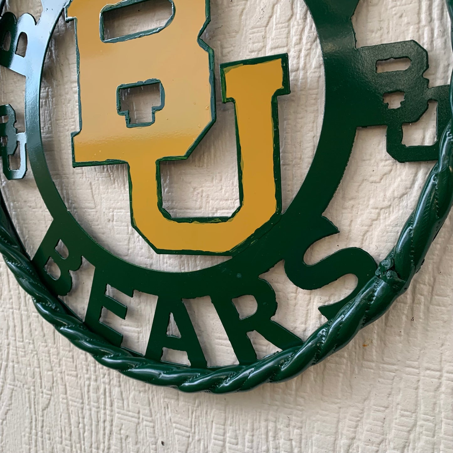 12",18",24",32" BAYLOR BEARS CUSTOM METAL VINTAGE CRAFT SIGN WESTERN HOME DECOR HANDMADE