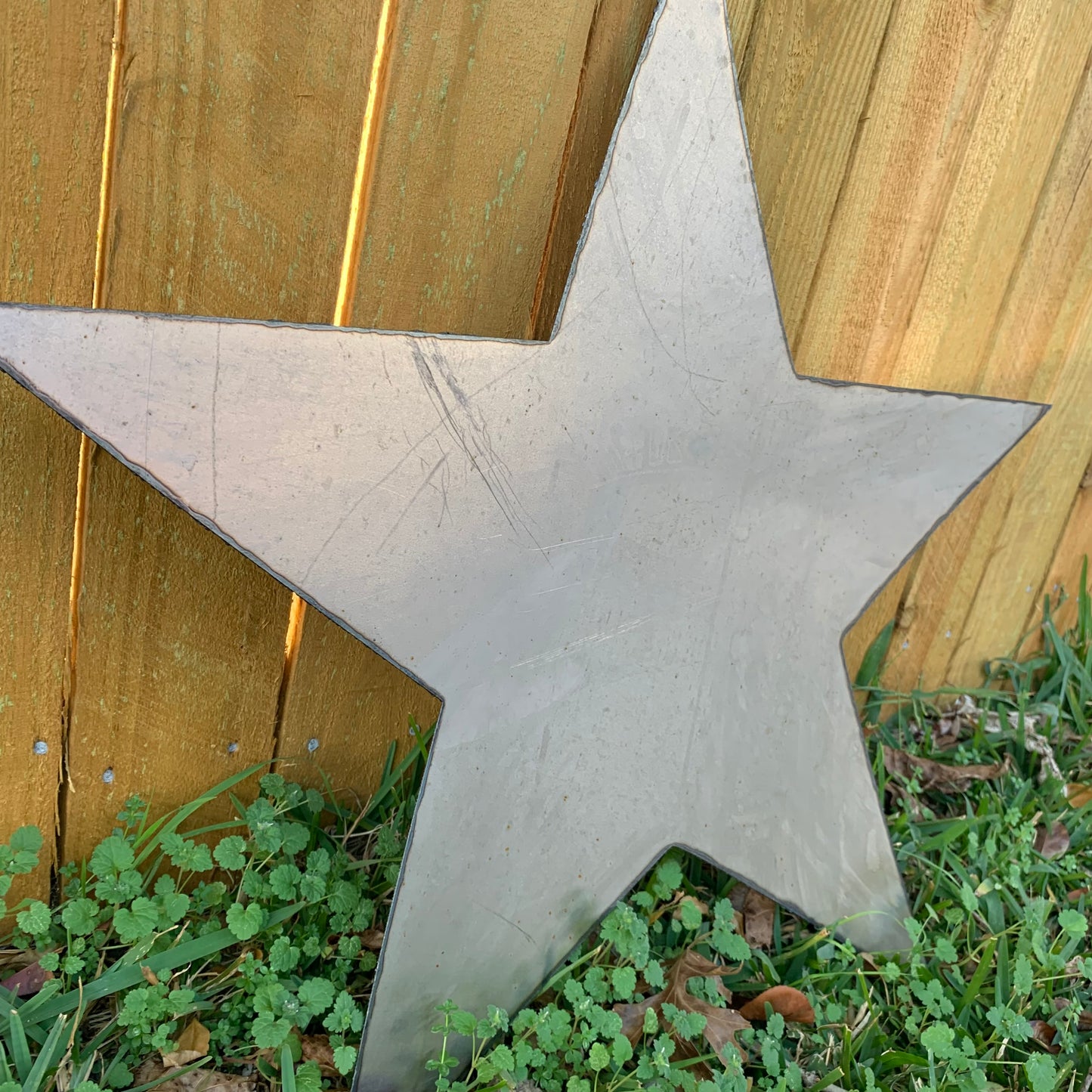 FLAT STAR PLAIN LASERCUT RAW METAL ART WESTERN HOME DECOR RUSTIC HANDMADE CRAFT NEW
