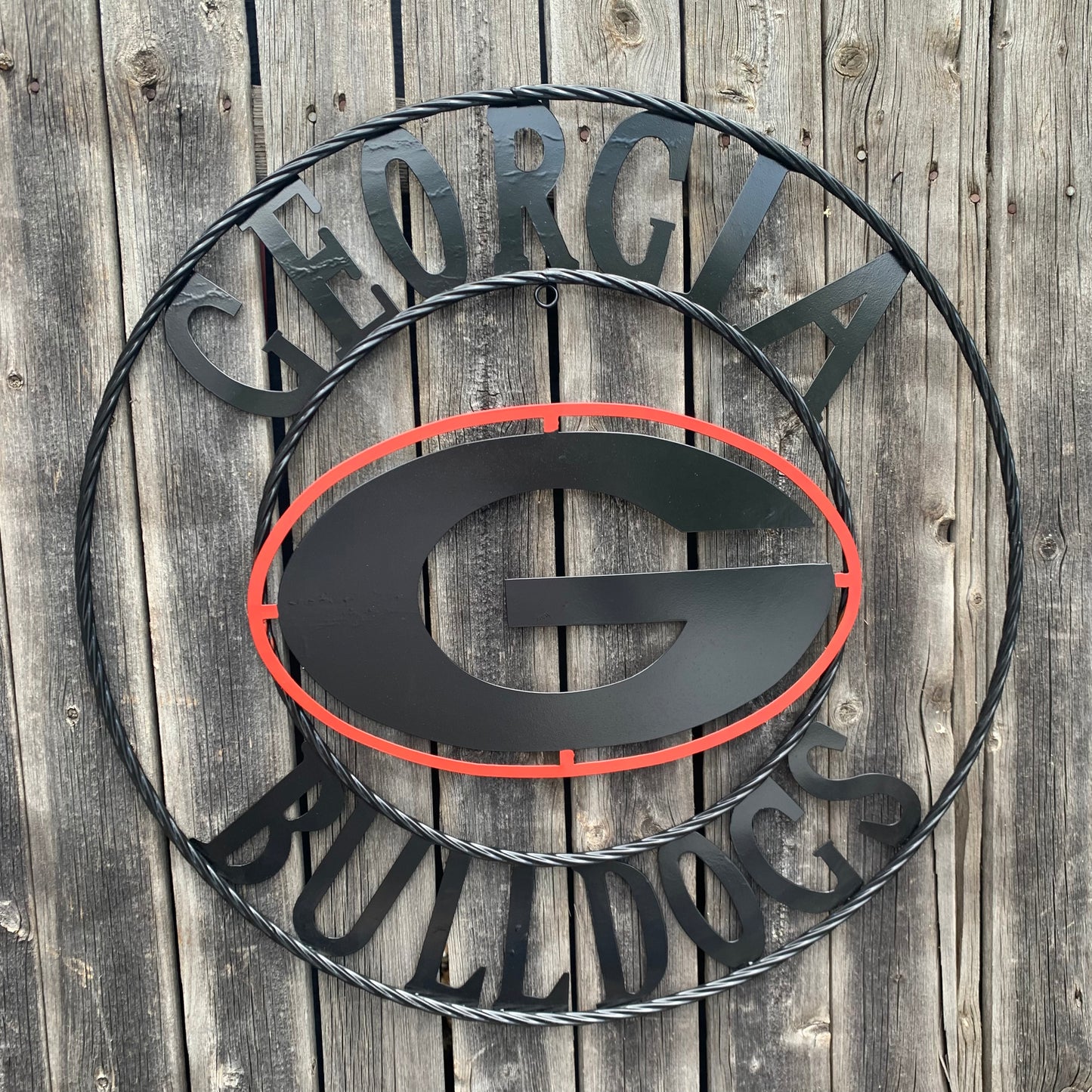 12", 18", 24", 32" GEORGIA BULLDOGS METAL SIGN VINTAGE CUSTOM TEAM ART