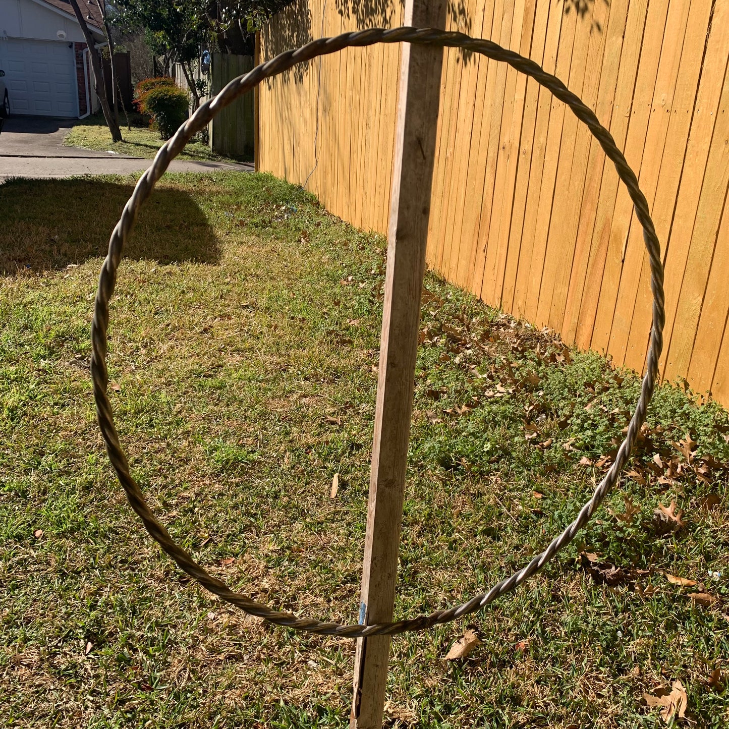 TWISTED RING ONLY METAL WESTERN HOME DECOR HANDMADE CRAFT 18",24",36"