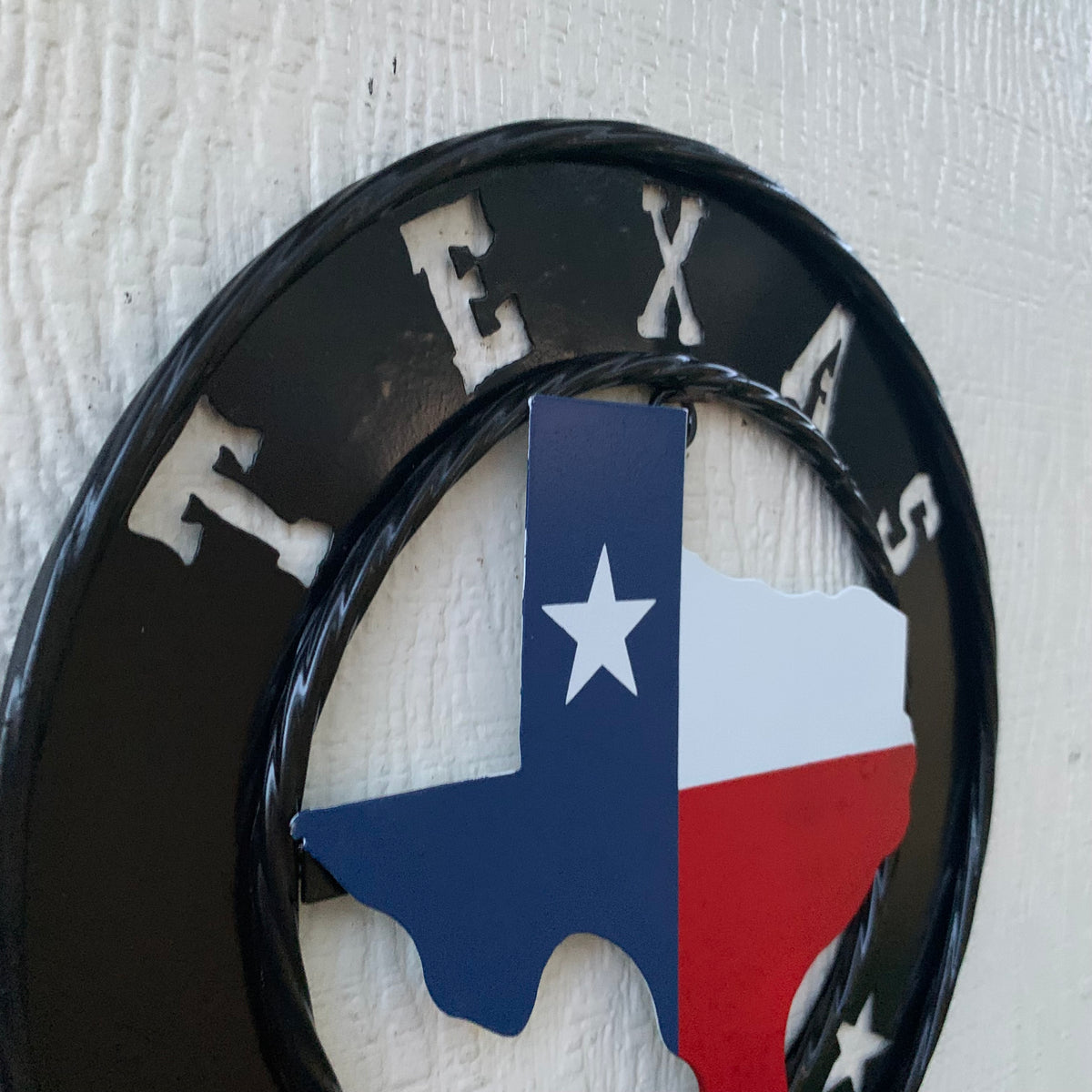 12" STATE OF TEXAS MAP CUSTOM METAL VINTAGE CRAFT SIGN WESTERN HOME DECOR NEW