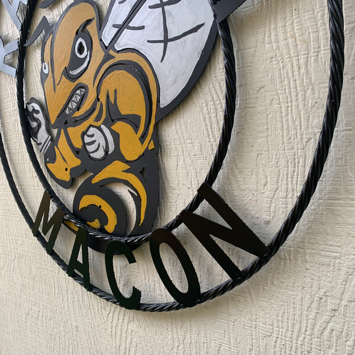 RANDOLPH MACON CUSTOM METAL VINTAGE CRAFT TEAM SIGN HANDMADE 12",18",24",32" SIZES