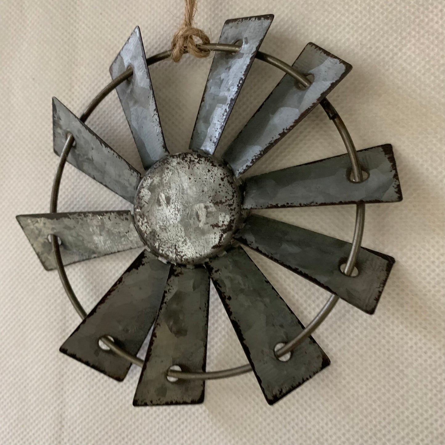 4" WINDMILL ORNAMENT FARMHOUSE METAL ART WESTERN HOME DECOR #EH12169 --FREE SHIPPING