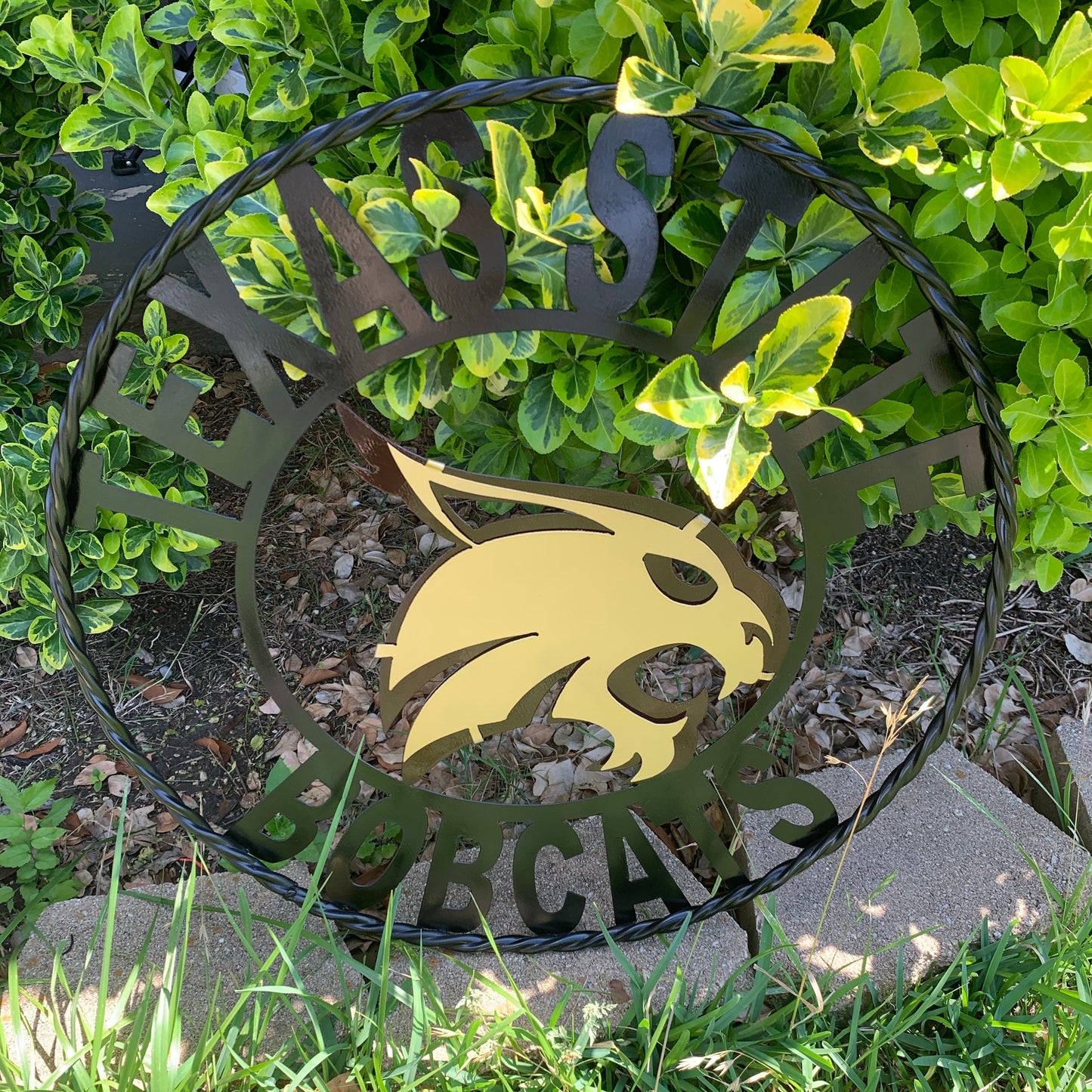 12",18",24",32",36" TEXAS STATE BOBCATS CUSTOM METAL VINTAGE CRAFT SIGN TEAM WESTERN HOME DECOR HANDMADE
