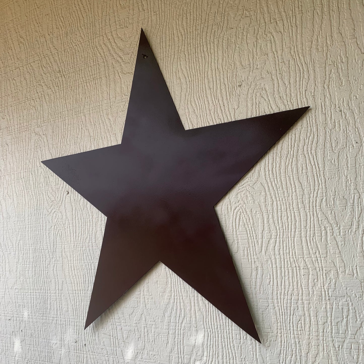 2D FLAT STAR BARN PLAIN LASERCUT METAL BROWN STAR ART WESTERN HOME DECOR HANDMADE #EH12822