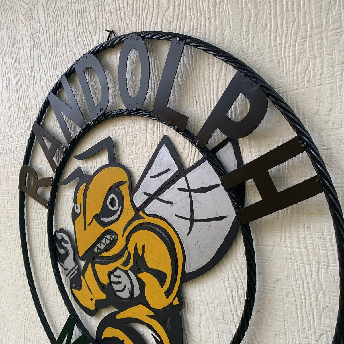 RANDOLPH MACON CUSTOM METAL VINTAGE CRAFT TEAM SIGN HANDMADE 12",18",24",32" SIZES
