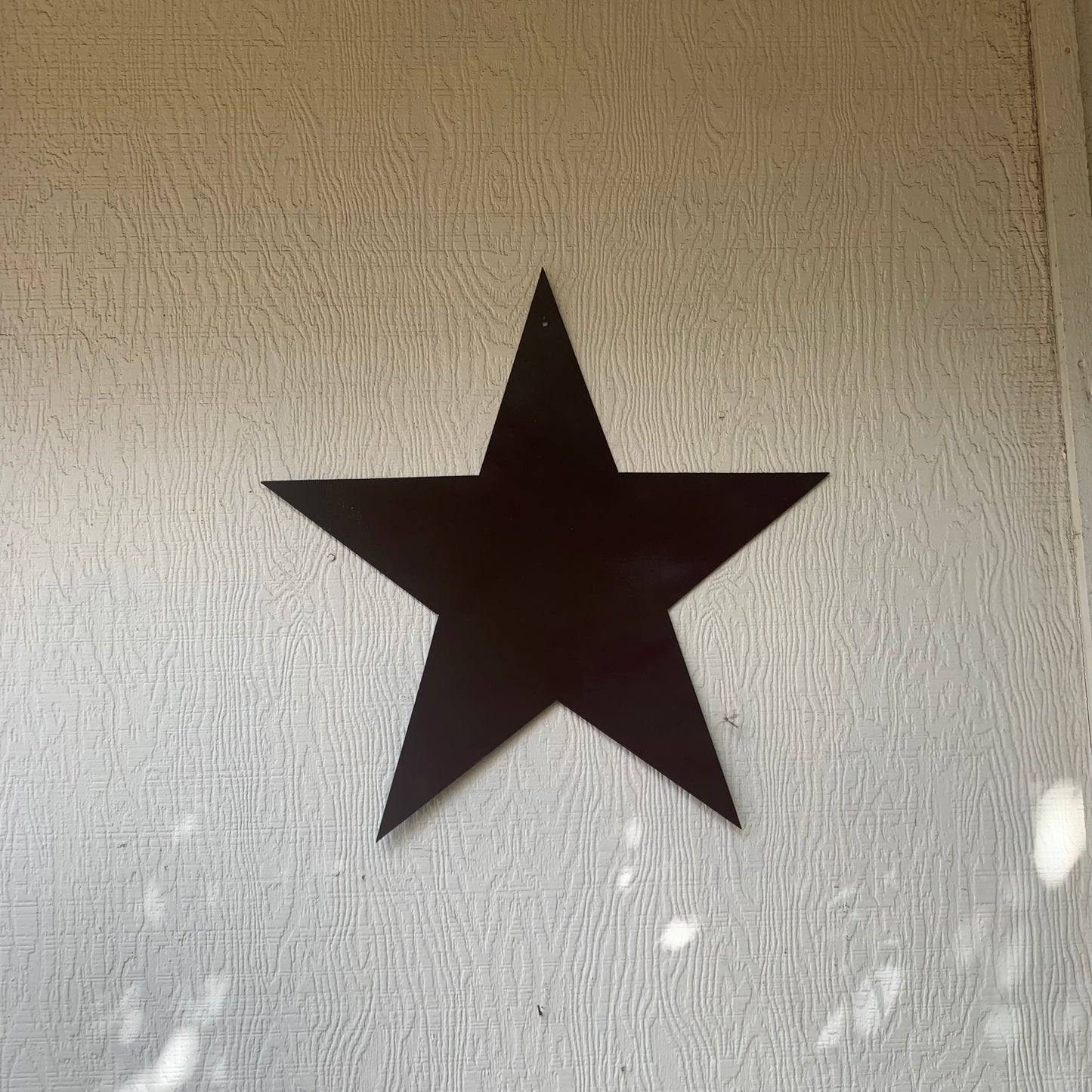 2D FLAT STAR BARN PLAIN LASERCUT METAL BROWN STAR ART WESTERN HOME DECOR HANDMADE #EH12822