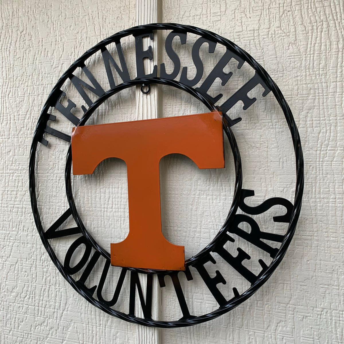 12", 18", 24", 32" TENNESSEE VOLUNTEERS CUSTOM METAL VINTAGE CRAFT SIGN TEAM