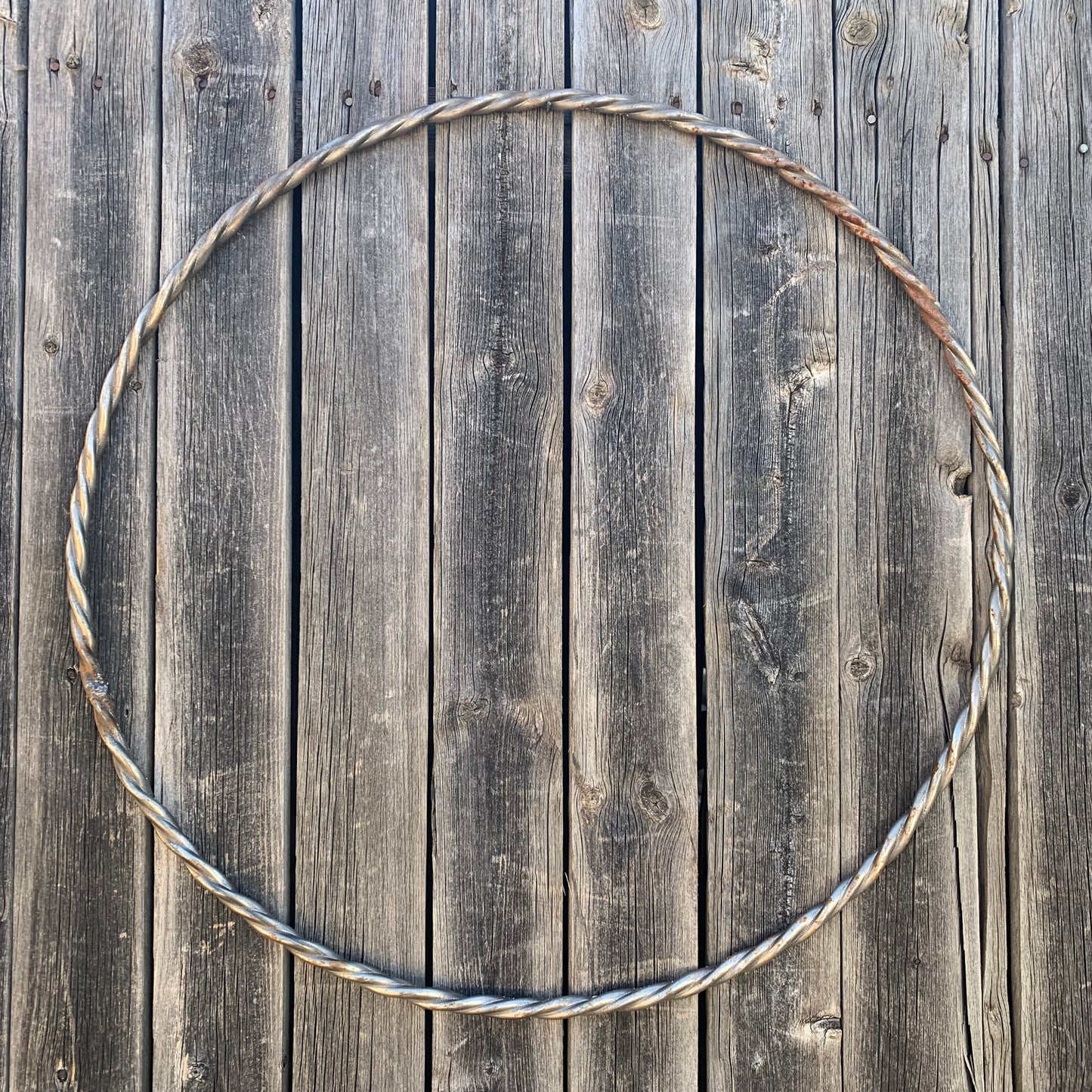 TWISTED RING ONLY METAL WESTERN HOME DECOR HANDMADE CRAFT 18",24",36"