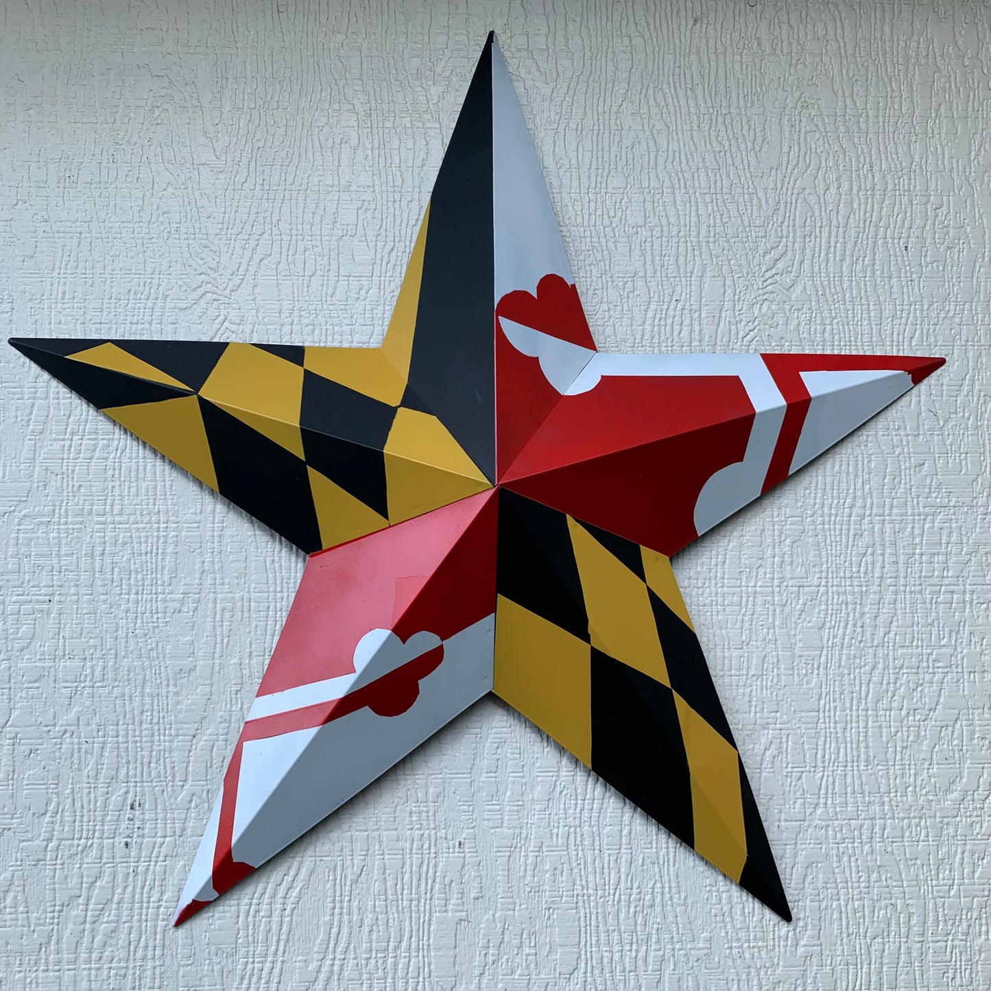 MARYLAND FLAG BARN METAL STAR WESTERN HOME DECOR HANDMADE 22",24",30",36" #EH10423