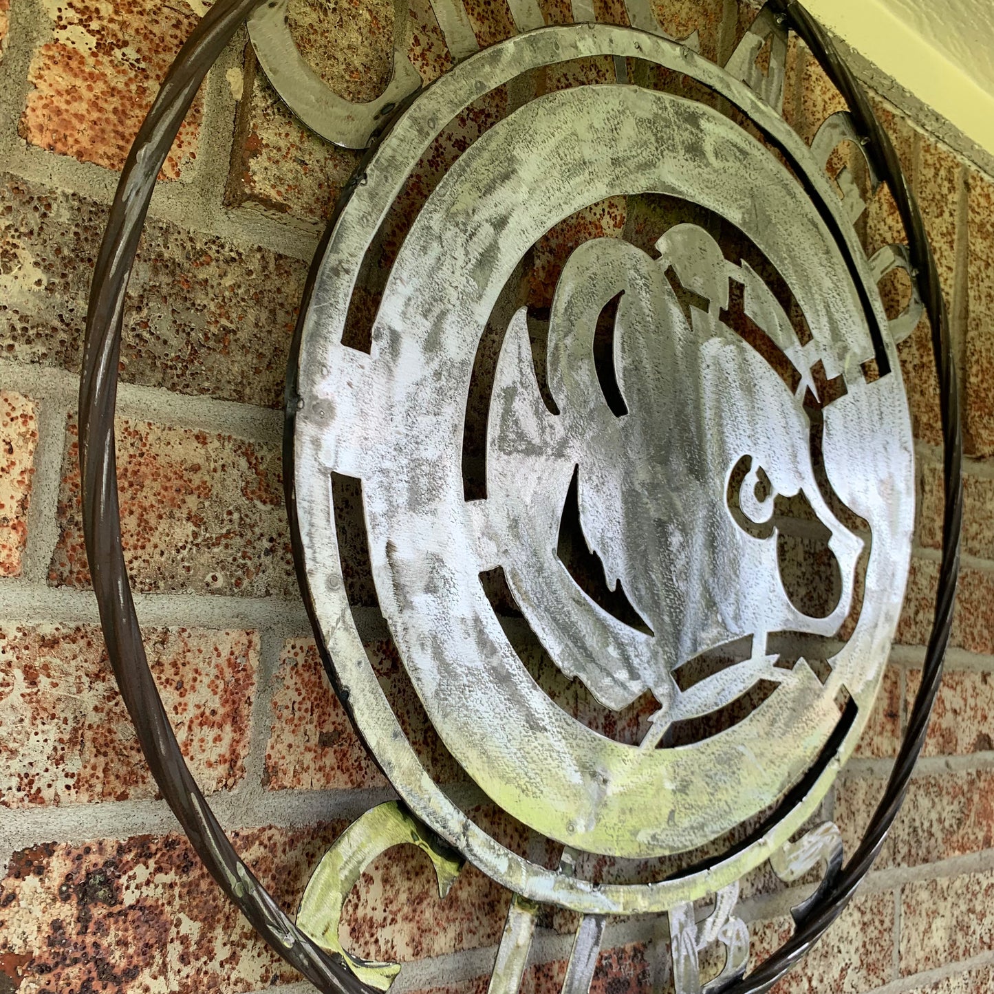 12", 18", 24", 32" CHICAGO CUBS CUSTOM RAW METAL VINTAGE CRAFT TEAM SPORTS SIGN HANDMADE