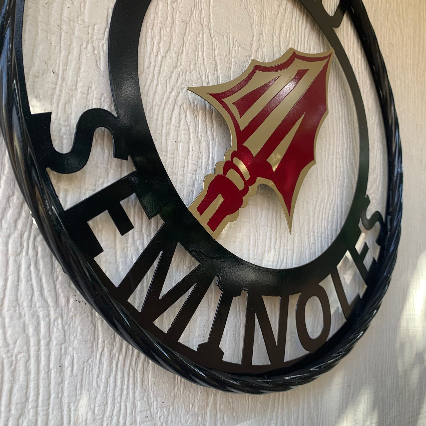 FSU SEMINOLES FLORIDA METAL CUSTOM VINTAGE CRAFT TEAM SIGN HANDMADE 12",18",24",36"