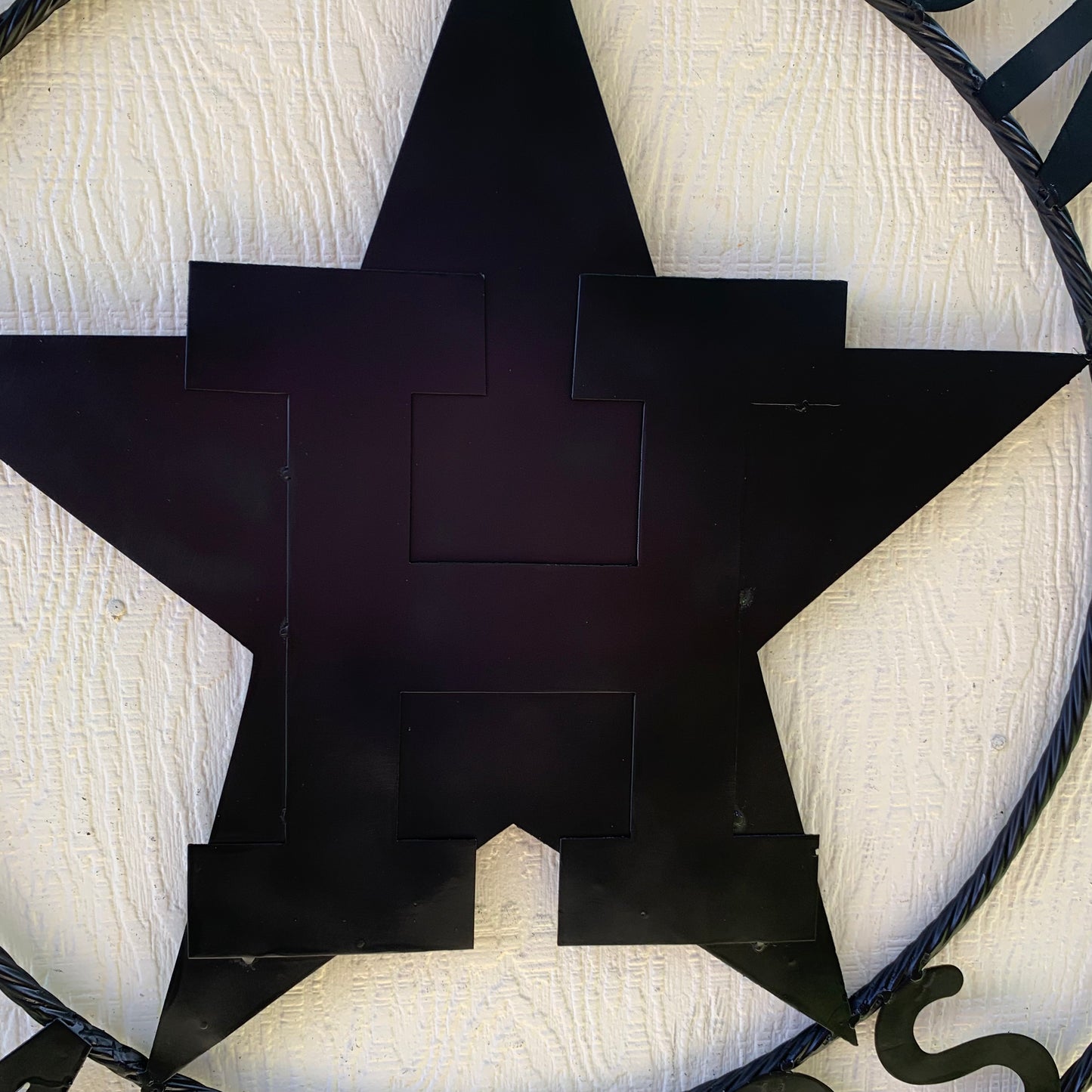 HOUSTON ASTROS CUSTOM METAL VINTAGE CRAFT SIGN TEAM ALL RUSTIC BLACK HANDMADE 12",18",24",32"