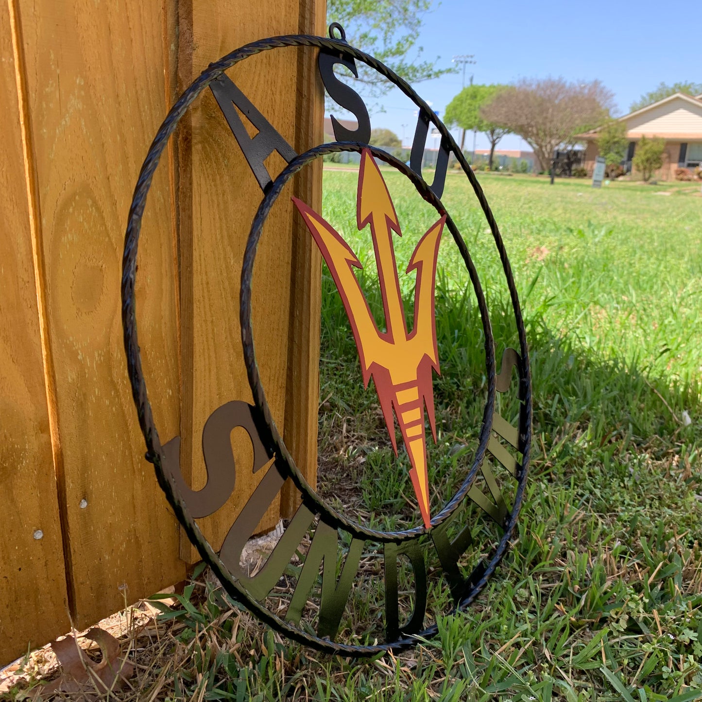 12", 18", 24", 32" ASU SUNDEVILS ARIZONA STATE CUSTOM METAL VINTAGE CRAFT SIGN TEAM WESTERN HOME DECOR HANDMADE