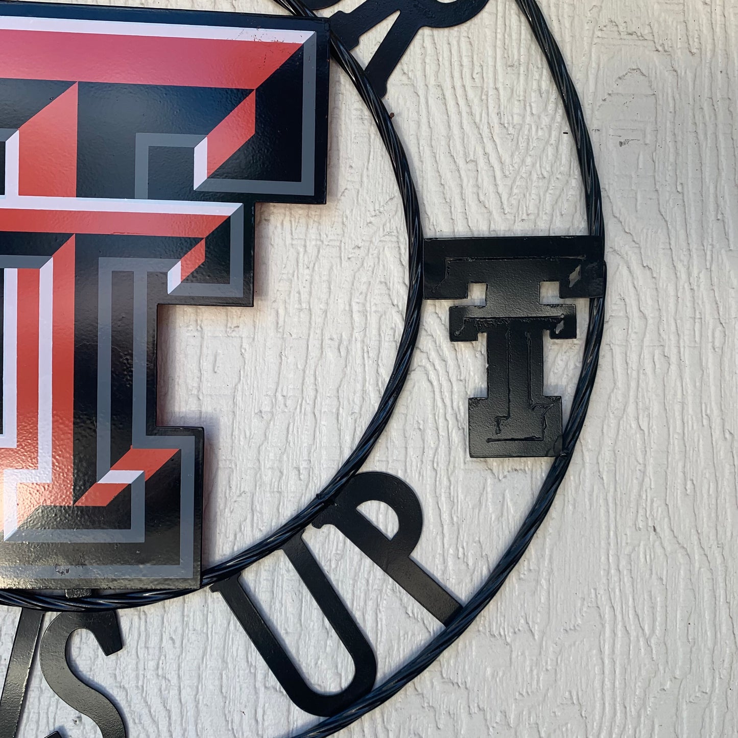 GET YOUR GUNS UP TEXAS TECH CUSTOM METAL VINTAGE CRAFT SIGN TEAM HANDMADE 12",18",24",32"