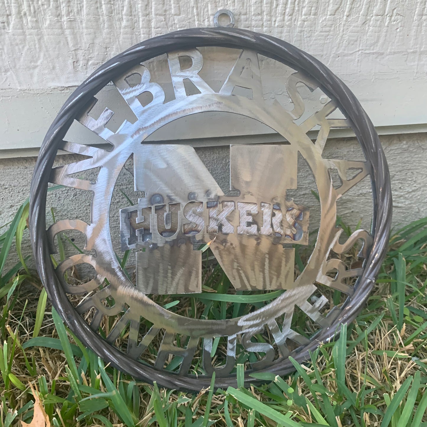 12", 18", 24", 32" NEBRASKA HUSKERS RAW METAL CUSTOM VINTAGE CRAFT TEAM SIGN