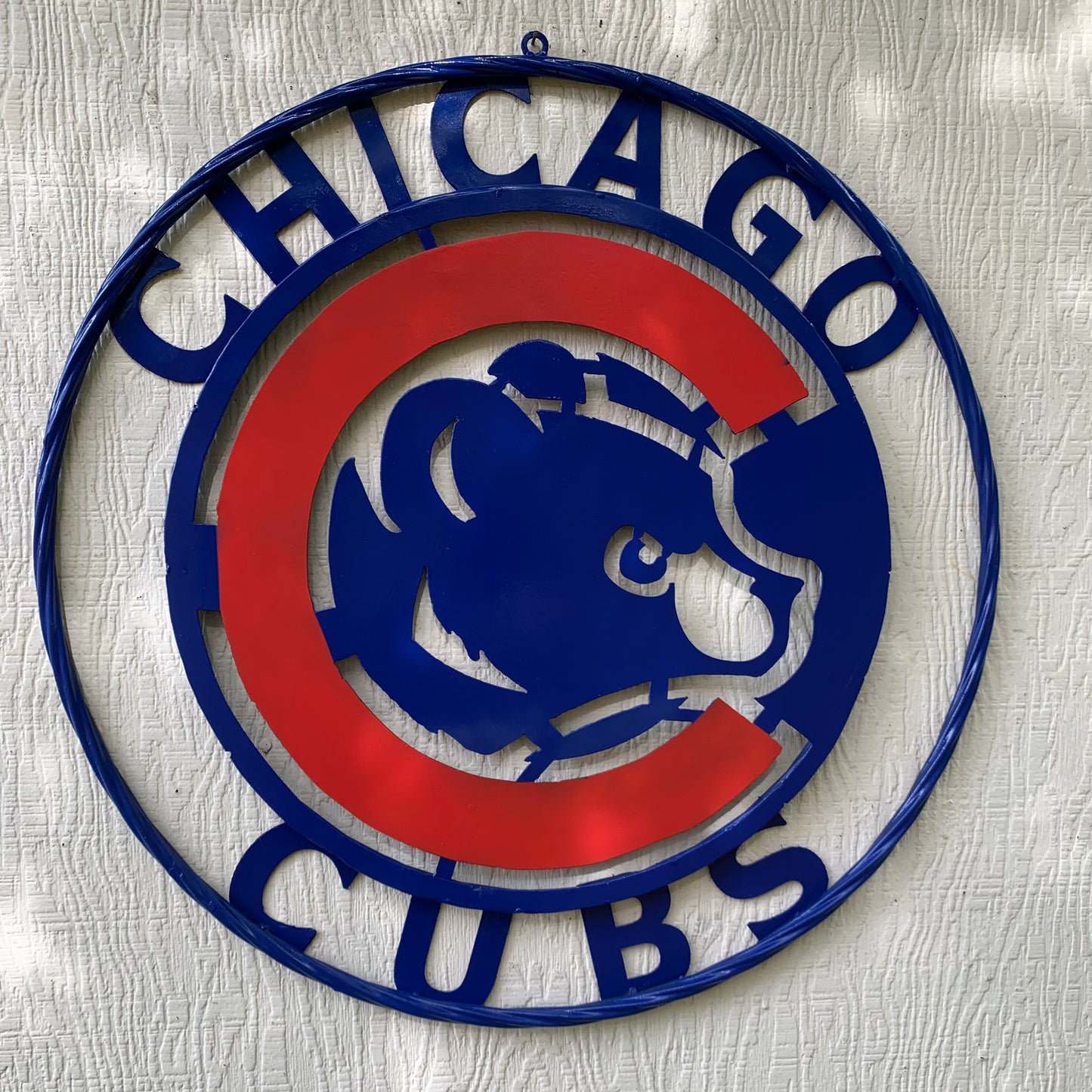 12", 18", 24", 32" CHICAGO CUBS CUSTOM METAL VINTAGE CRAFT TEAM SPORTS SIGN HANDMADE