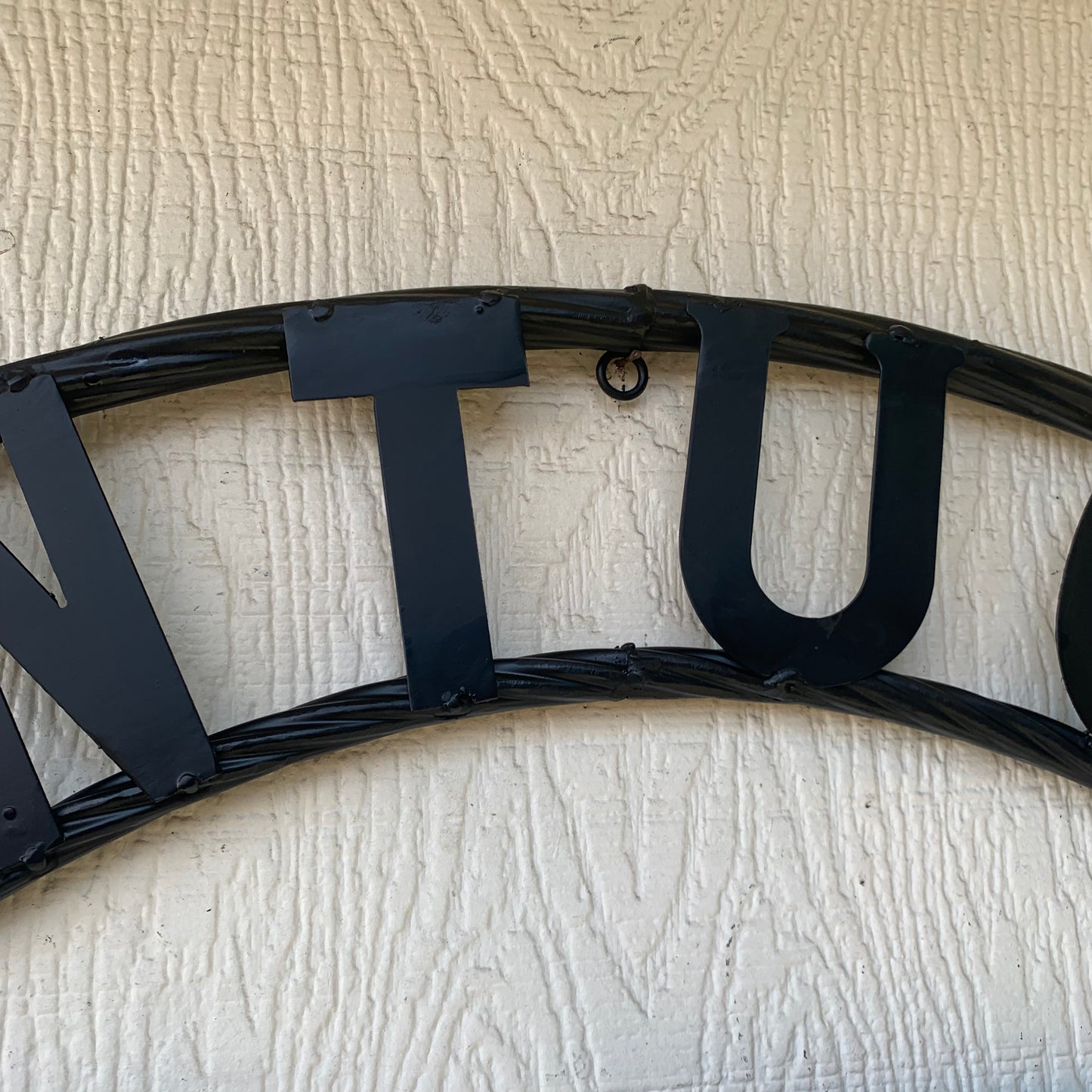 12", 18", 24", 32" KENTUCKY WILDCATS CUSTOM BLACK METAL VINTAGE CRAFT SIGN HANDMADE