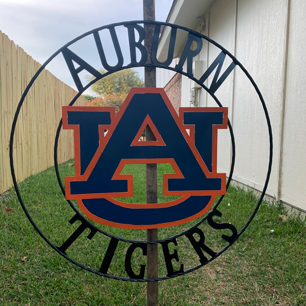 AUBURN TIGERS CUSTOM METAL VINTAGE CRAFT SIGN WESTERN HOME DECOR HANDMADE 12",18",24",32",36"