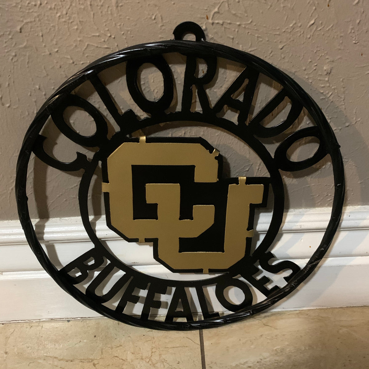 COLORADO BUFFALOES CUSTOM METAL VINTAGE CRAFT SIGN TEAM ART WESTERN HOME DECOR HANDMADE