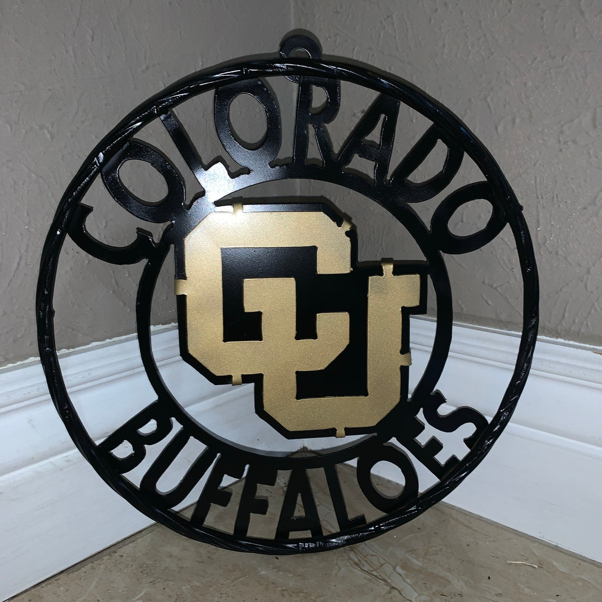 COLORADO BUFFALOES CUSTOM METAL VINTAGE CRAFT SIGN TEAM ART WESTERN HOME DECOR HANDMADE