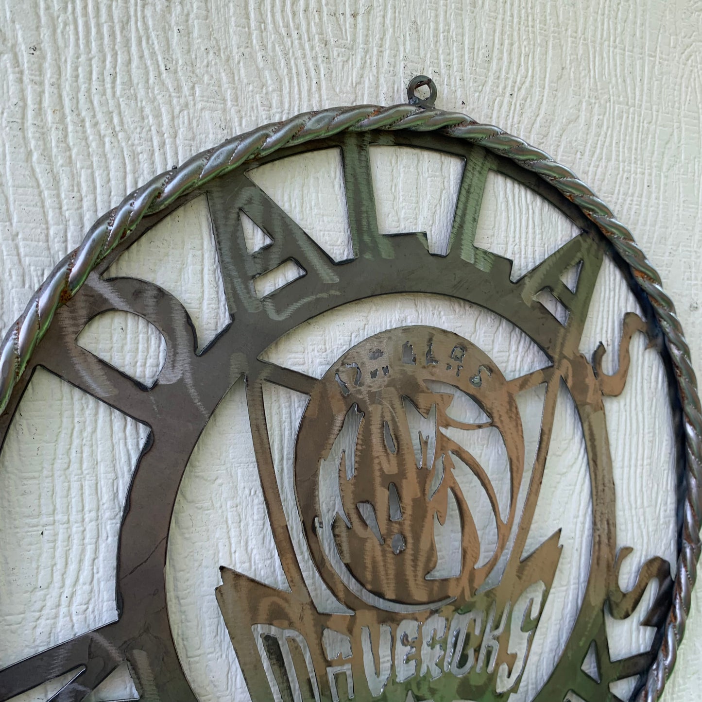 12",18", 24", 32",36" DALLAS MAVERICKS CUSTOM RAW METAL VINTAGE CRAFT TEAM SPORTS SIGN HANDMADE