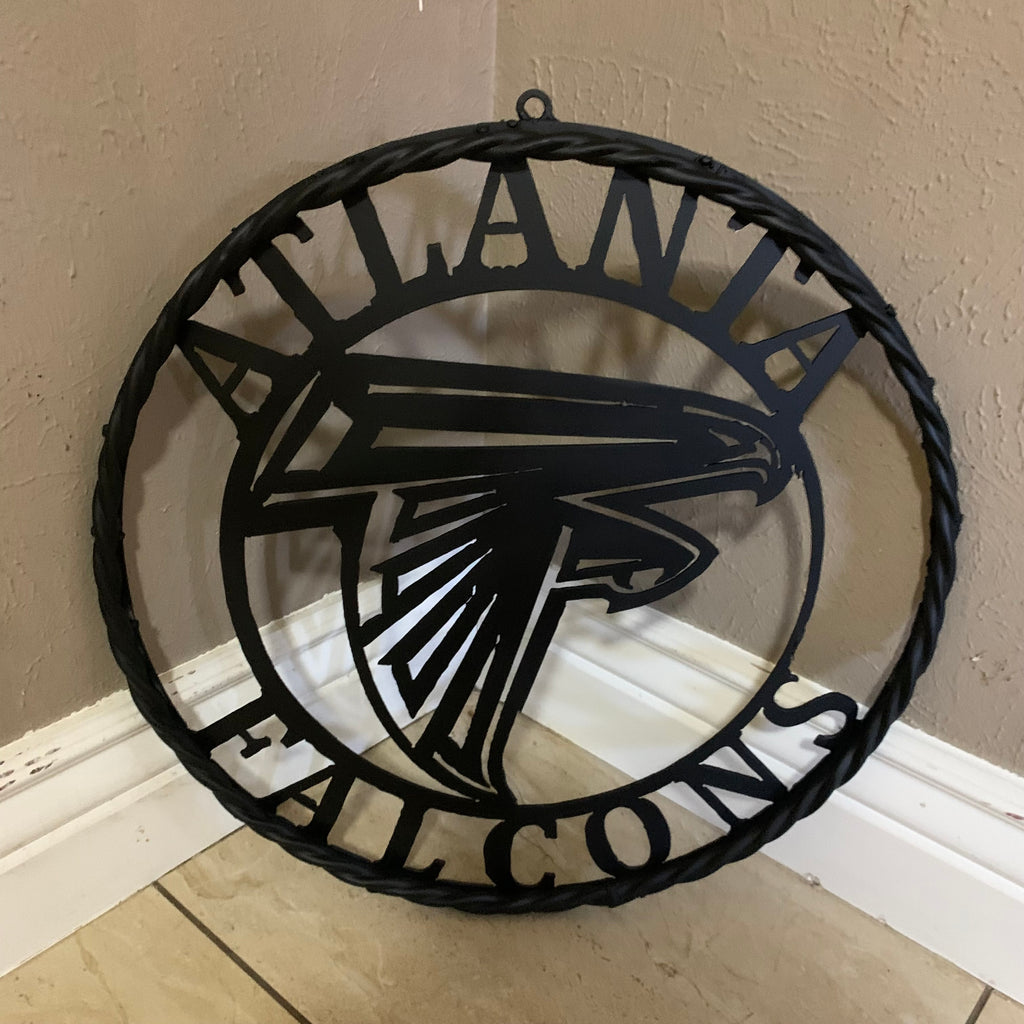 Authentic Street Signs Atlanta Falcons Metal 12-in H x 12-in W Sports Metal  Sign at