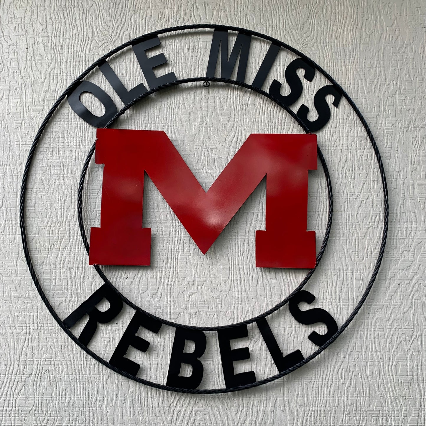 12", 18", 24", 32" OLE MISS REBELS MISSISSIPPI CUSTOM METAL TEAM VINTAGE SIGN
