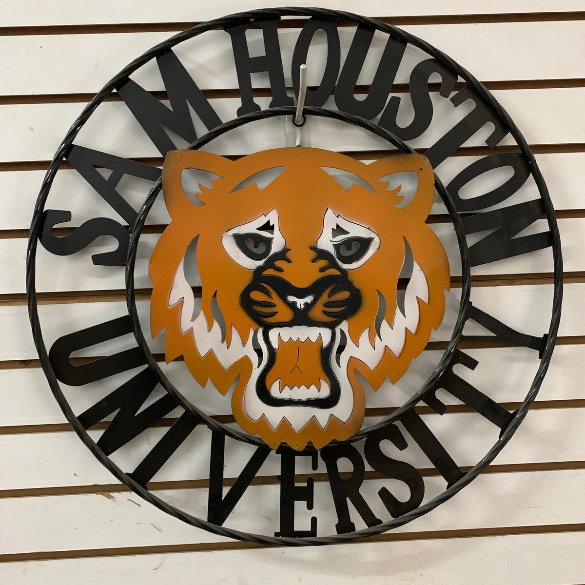 18",24",32" SHSU SAM HOUSTON STATE BEARKATS CUSTOM VINTAGE METAL TEAM CRAFT WESTERN HOME DECOR HANDMADE