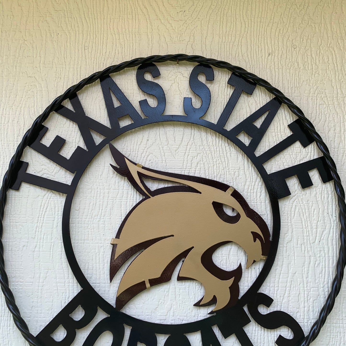 12",18",24",32",36" TEXAS STATE BOBCATS CUSTOM METAL VINTAGE CRAFT SIGN TEAM WESTERN HOME DECOR HANDMADE
