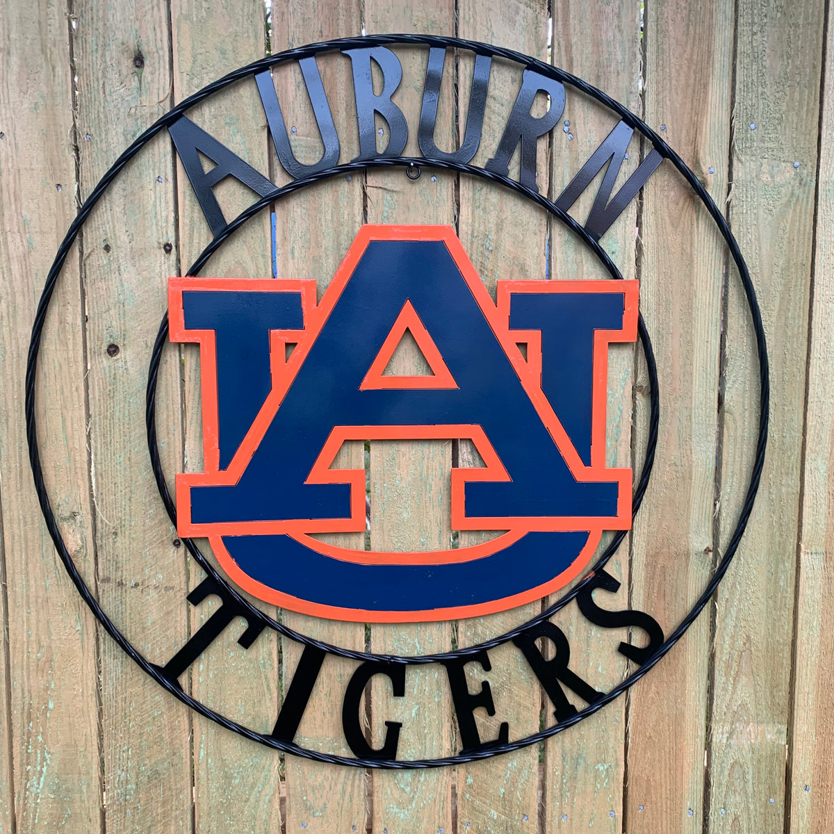 AUBURN TIGERS CUSTOM METAL VINTAGE CRAFT SIGN WESTERN HOME DECOR HANDMADE 12",18",24",32",36"