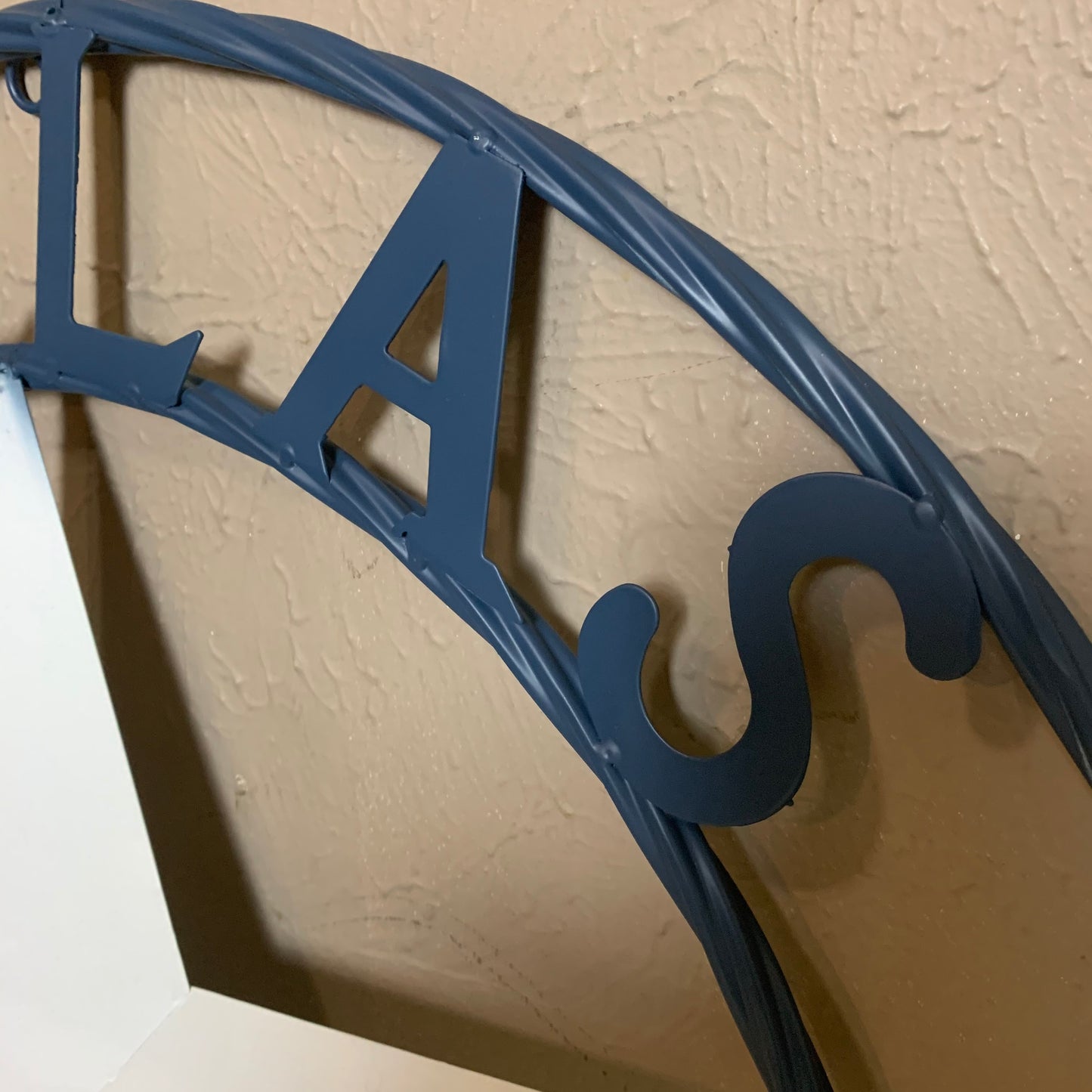 DALLAS COWBOYS STAR METAL BARN LONE STAR WESTERN HOME DECOR BLUE & WHITE STAR, SIZE:24",32",36",40",42",44",46",50"