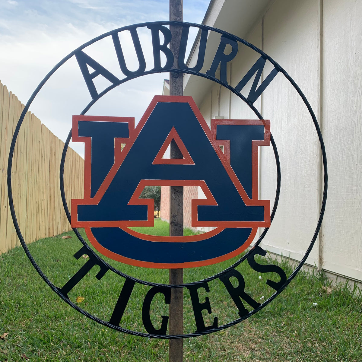 AUBURN TIGERS CUSTOM METAL VINTAGE CRAFT SIGN WESTERN HOME DECOR HANDMADE 12",18",24",32",36"