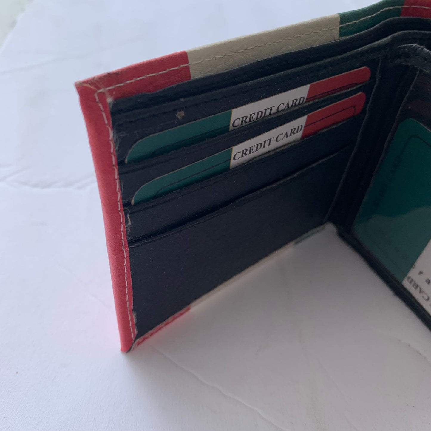 5" MEXICO FLAG WALLET LEATHER BIFOLD WALLET NEW