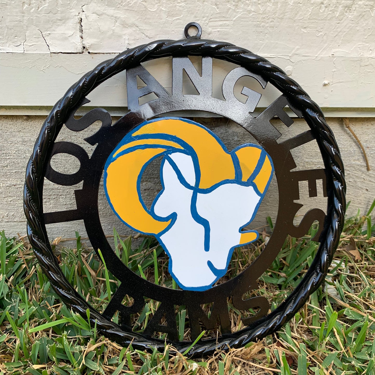 12", 18", 24", 32" LOS ANGES RAMS METAL CUSTOM VINTAGE CRAFT WALL ART TEAM SIGN HANDMADE