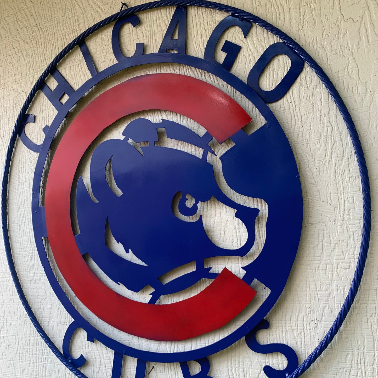 12", 18", 24", 32" CHICAGO CUBS CUSTOM METAL VINTAGE CRAFT TEAM SPORTS SIGN HANDMADE