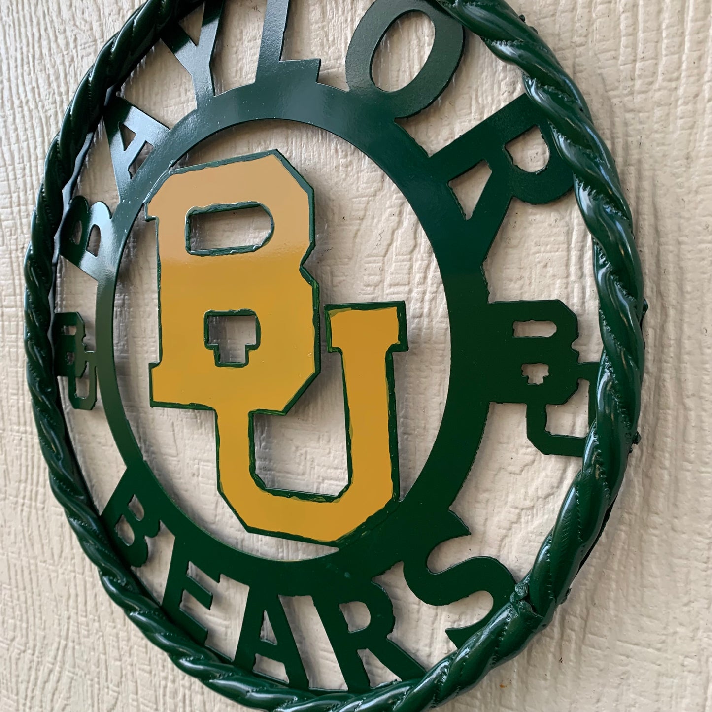 12",18",24",32" BAYLOR BEARS CUSTOM METAL VINTAGE CRAFT SIGN WESTERN HOME DECOR HANDMADE