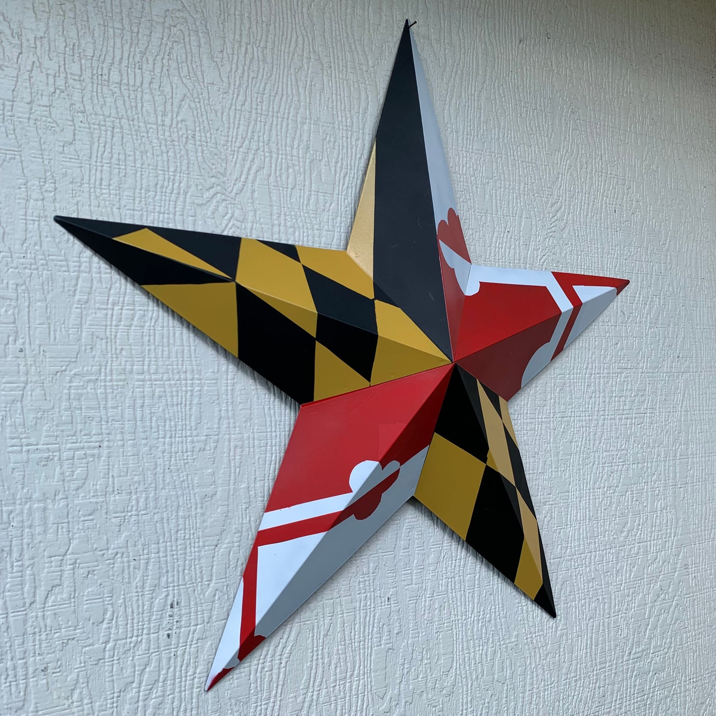 MARYLAND FLAG BARN METAL STAR WESTERN HOME DECOR HANDMADE 22",24",30",36" #EH10423