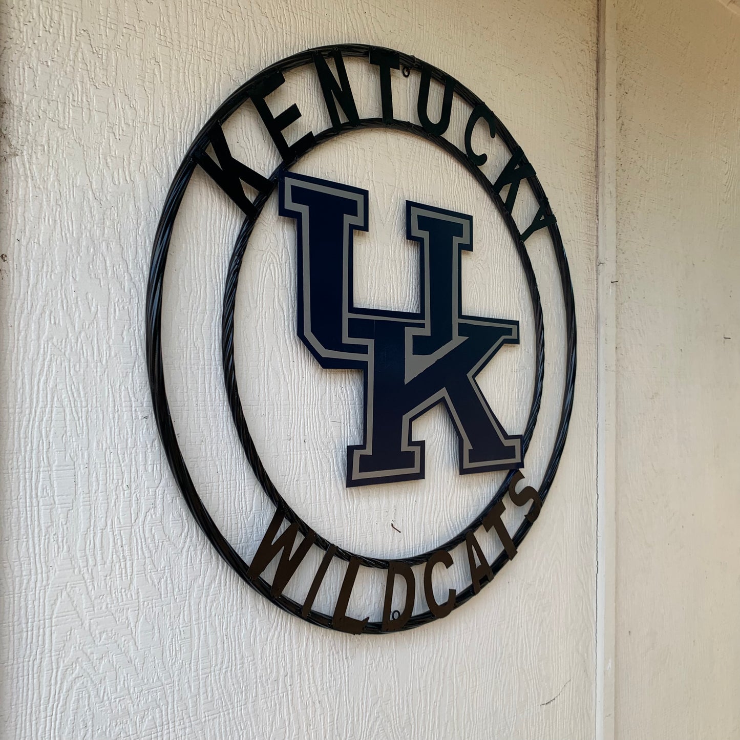 KENTUCKY WILDCATS CUSTOM METAL VINTAGE CRAFT SIGN WESTERN HOME DECOR HANDMADE