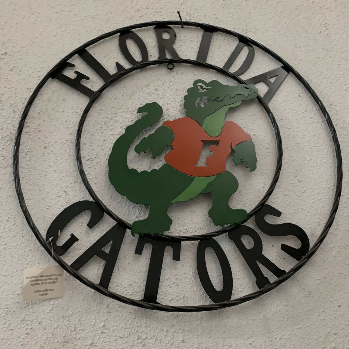 12", 18", 24", 32" FLORIDA GATORS CUSTOM METAL VINTAGE CRAFT TEAM SIGN WETSERN HOME DECOR HANDMADE