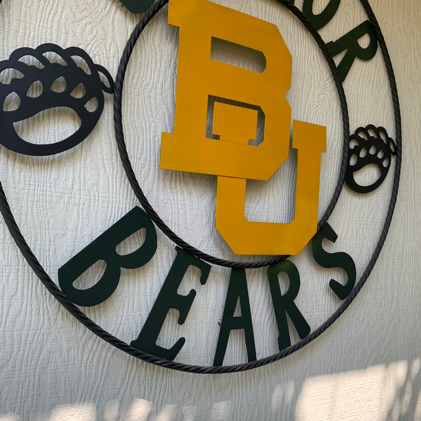 12", 18", 24", 32" BAYLOR BEARS CUSTOM METAL VINTAGE CRAFT WESTERN HOME DECOR HANDMADE