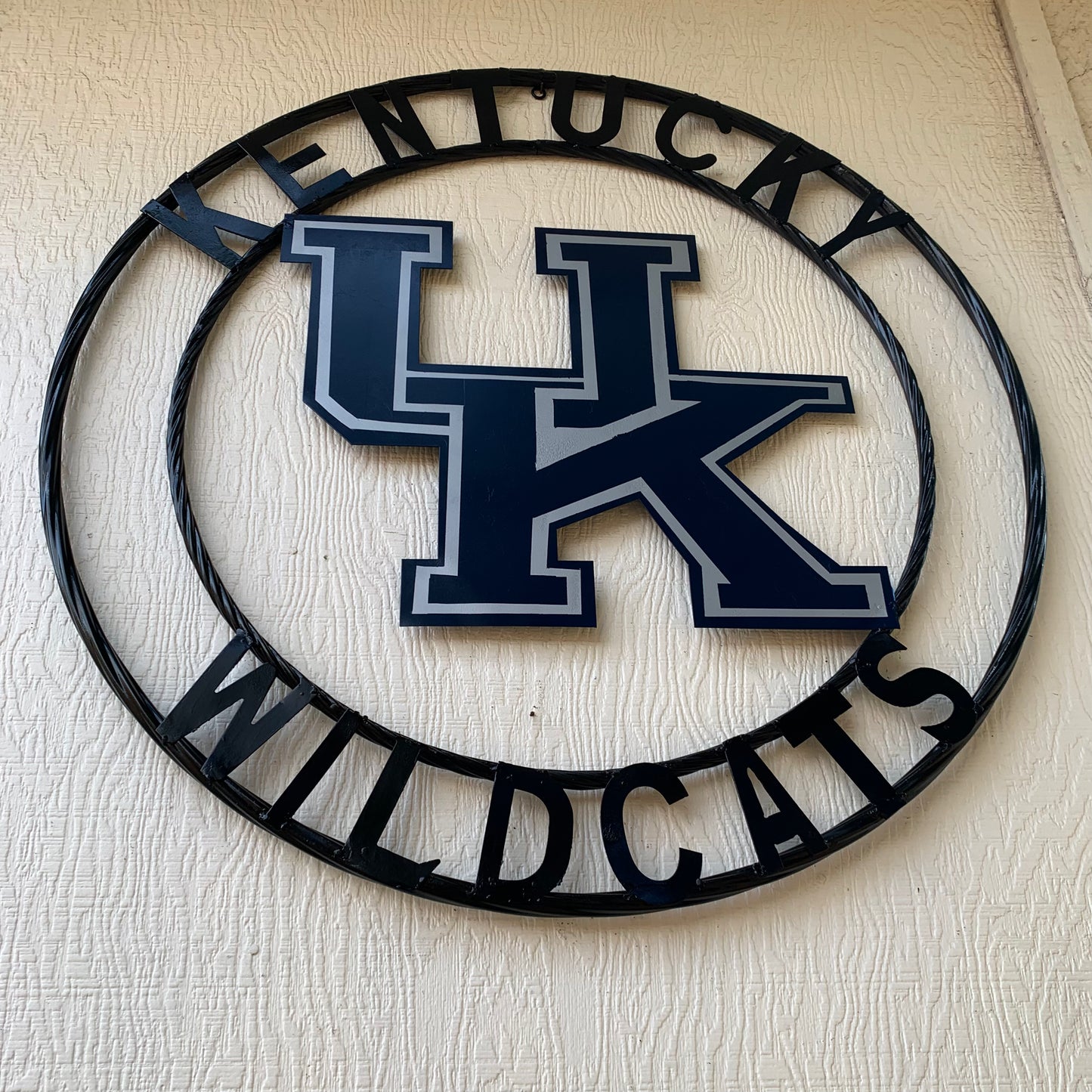KENTUCKY WILDCATS CUSTOM METAL VINTAGE CRAFT SIGN WESTERN HOME DECOR HANDMADE
