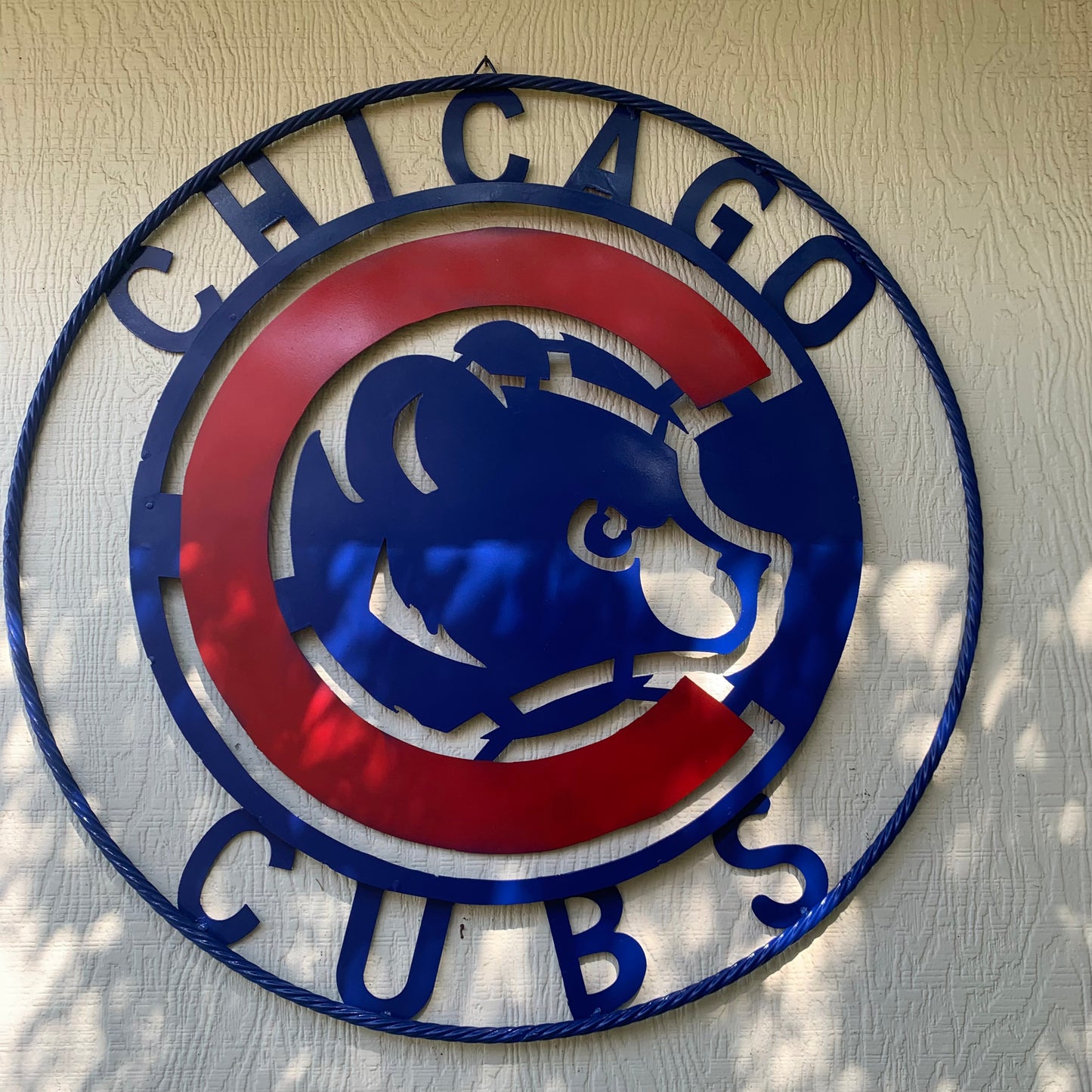 12", 18", 24", 32" CHICAGO CUBS CUSTOM METAL VINTAGE CRAFT TEAM SPORTS SIGN HANDMADE