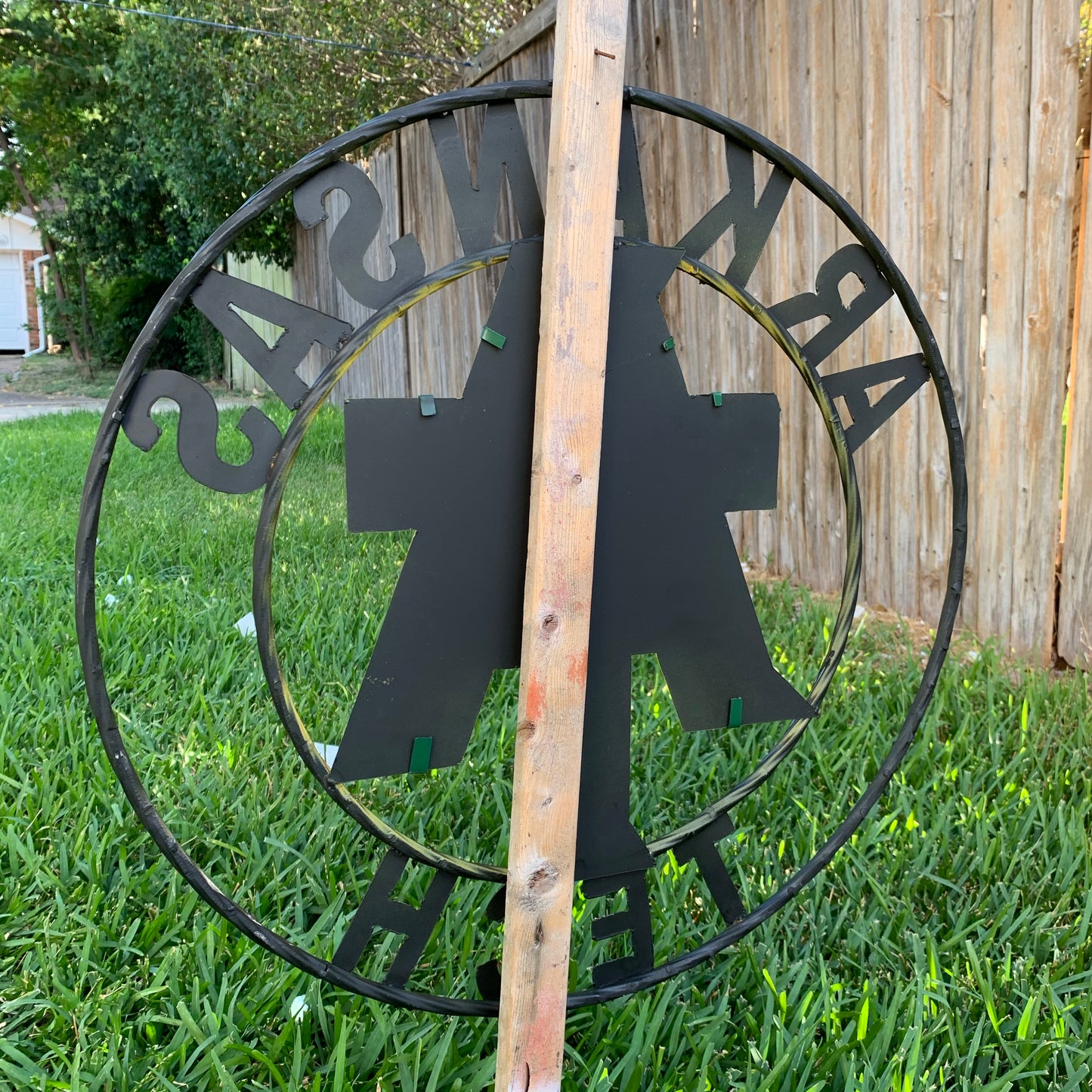 ARKANSAS TECH CUSTOM METAL VINTAGE CRAFT SIGN TEAM WESTERN HOME DECOR HANDMADE